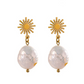 Selena Luxe 18k Gold Plated Pearl Earrings