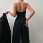 Imani - Elegant Spaghetti Strap Wide-Leg Jumpsuit