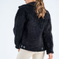 Black Natural Sheepskin Shearling Jacket