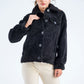 Black Natural Sheepskin Shearling Jacket