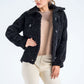Black Natural Sheepskin Shearling Jacket