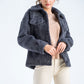 Gray Natural Sheepskin Shearling Jacket
