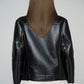 Black Merino Shearling Leather Jacket