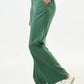Tilde Linen Mix Straight Leg Trousers - Green