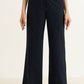 Tilde Navy Pinstripe Straight Leg Trouser