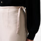 Timo Satin Back Crepe Sustainable Midi Skirt - Camel