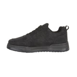 Mens black lace up trainers