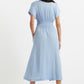 Unity Petite Dot V-Neck Midi Dress
