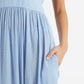 Unity Petite Dot V-Neck Midi Dress