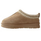 Aino Girls Cozy Kids' Faux Suede Slippers with Aztec Embroidery