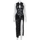 Chic Lace Cut-Out Evening Dress