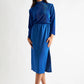 Wilson Fine Rib Midi Pencil Skirt - Blue