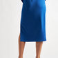 Wilson Fine Rib Midi Pencil Skirt - Blue
