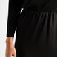 Wilson Black Fine Rib Midi Pencil Skirt