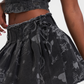 Womens Edh Love Print Skirt - Black