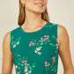 Yumi Green Daisy Print Skater Dress