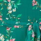 Yumi Green Daisy Print Skater Dress