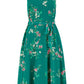 Yumi Green Daisy Print Skater Dress