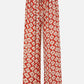 Yumi Red Geo Print Relaxed Fit Trousers