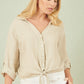 Yumi Stone Italian Linen Shirt