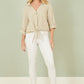 Yumi Stone Italian Linen Shirt