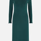 Yumi Green Sparkle Knit Midi Jumper Dress