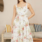 Yumi White Floral Broderie Anglaise Midi Sun Dress