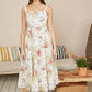 Yumi White Floral Broderie Anglaise Midi Sun Dress