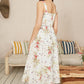 Yumi White Floral Broderie Anglaise Midi Sun Dress