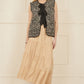 Yumi Stone Midi Boho Skirt