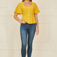 Yumi Yellow Button Up Top