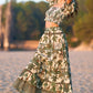 Yumi White Cotton Voile Safari Midi Skirt