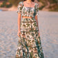 Yumi White Cotton Voile Safari Midi Skirt