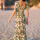Yumi White Cotton Voile Safari Midi Skirt