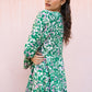 Yumi Green Leopard Print Tunic