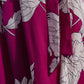 Pink Blossom Print Wrap Dress With Dipped Hem