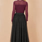 Yumi Black Sparkle Mesh Tulle Skirt With Satin Bow