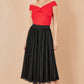 Yumi Black Sparkle Mesh Tulle Skirt