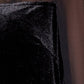 Yumi Black Velvet Pussy bow Sheer Sleeves Skater Dress