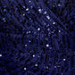 Yumi Navy Sequin Fitted Wrap Dress With Split Hem