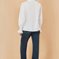 Yumi White Lace Trim Shirt