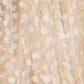Yumi Ivory Mesh Floral Applique Midi Skirt