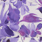 Yumi Purple Abstract Floral Halter Neck Pleated Midi Dress