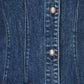 Yumi Blue Denim Stretch Shirt Dress With Pocket Details