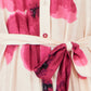 Yumi Pink Scattered Floral Shirt Dress