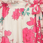 Yumi Pink Blossom Print Maxi Wrap Dress