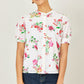 Yumi White Cotton Broderie Anglaise Floral Shirt