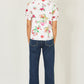 Yumi White Cotton Broderie Anglaise Floral Shirt