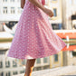 Yumi Red Broderie Anglaise Embroidered Sleeveless Shirt Dress