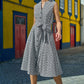 Yumi Black Broderie Anglaise Embroidered Sleeveless Shirt Dress